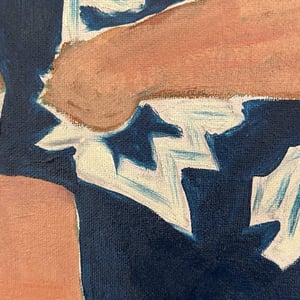 Image of Contemporary Painting, 'Boy with a Guitar', Marc Taylor