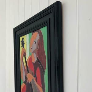 Image of Contemporary Painting, 'Girl with a Guitar', Marc Taylor