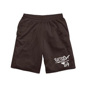 BROWN "BUFFALO" MESH SHORTS