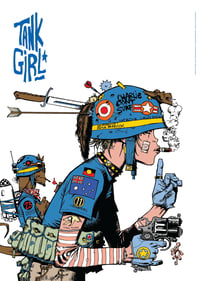 Image 2 of TANK GIRL FAVOURITES A2 POSTER TRIPLE PACK - plus bonus!