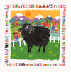 Baa Baa Black Sheep (11.5" x 12” poster)