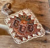 Vintage Leather Handmade Belt Buckle . Free πΊπΈ shipping!