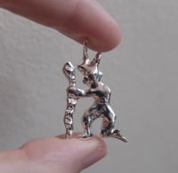 Image 2 of Demon with snake charm (silver/bronze)