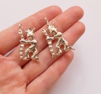 Image 1 of Demon with snake charm (silver/bronze)
