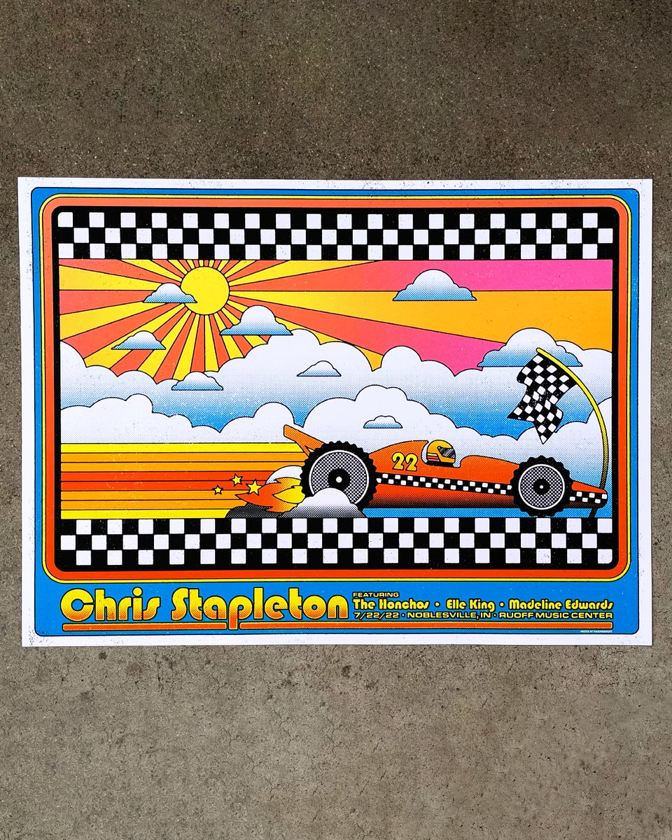 Chris Stapleton • Indianapolis 2022 • 18"x24" Gonz Art