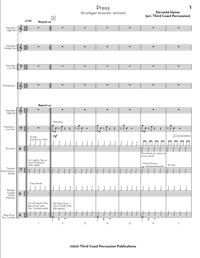 Press for 10 players — Score and Parts