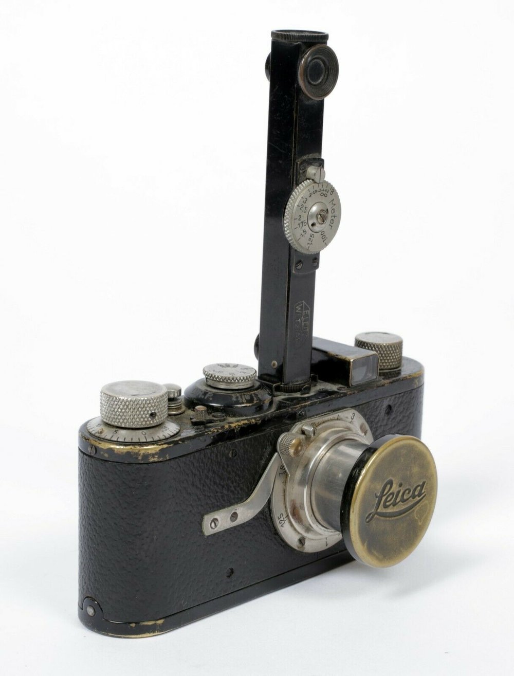 Image of Leica IA 35mm Film Camera leitz rangefinder Elmar 50mm F3.5 lens (AS IS - READ)