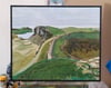 Hadrians Wall (Whin Sill) - Framed Original