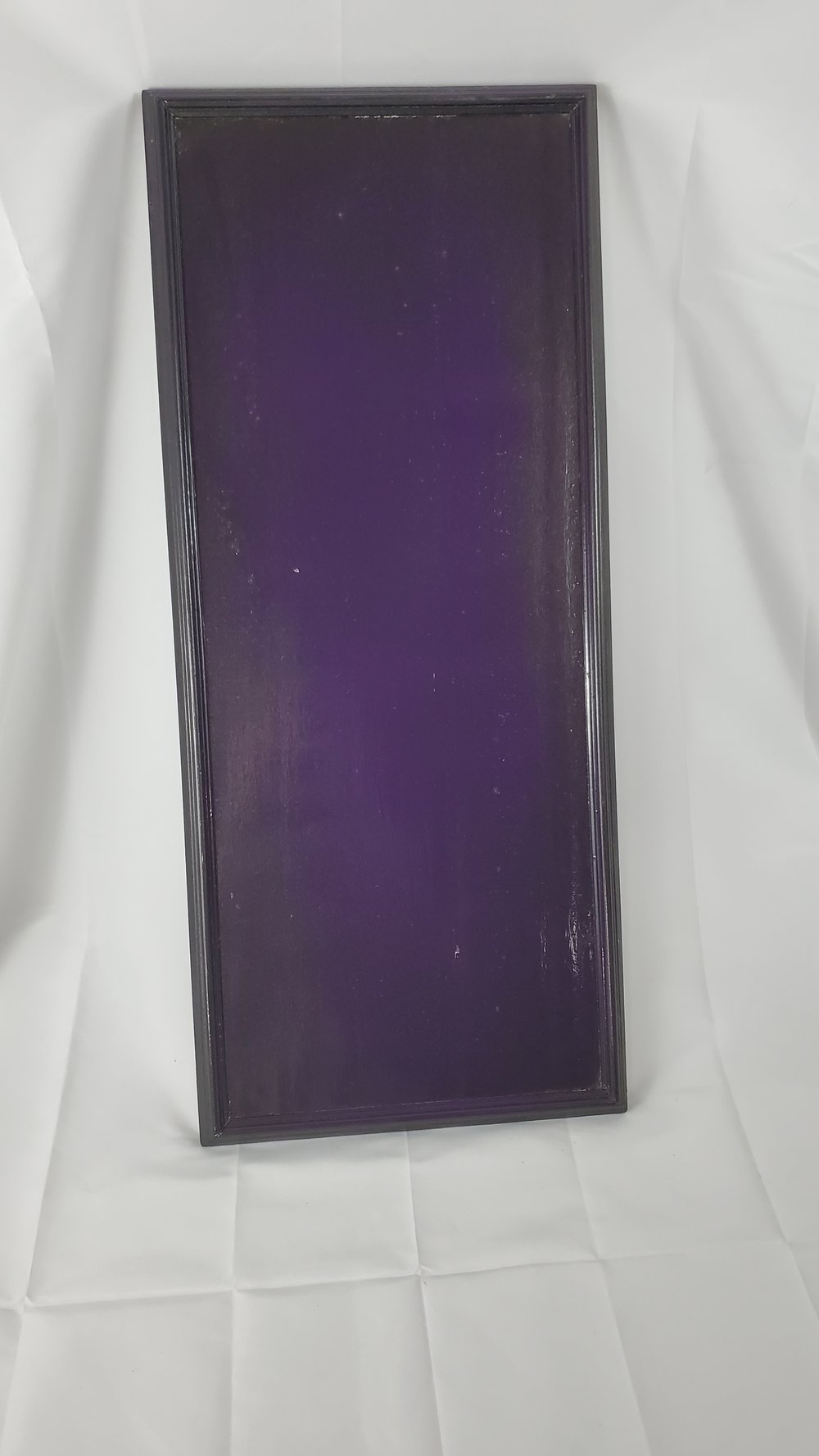 Dark Silver and Purple Bath Tray