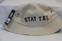 Image 1 of "STAY TRU" Bucket Hat (Tan)