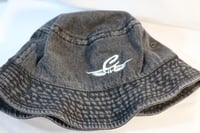 Image 2 of "GR3ATNESS" Bucket Hat ( Faded Black jean)