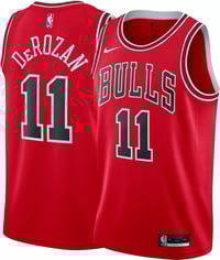 Chicago Bulls DeMar DeRozan Nike Red Icon Jersey