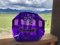Image 1 of Bear Naked Small Clear Backpack