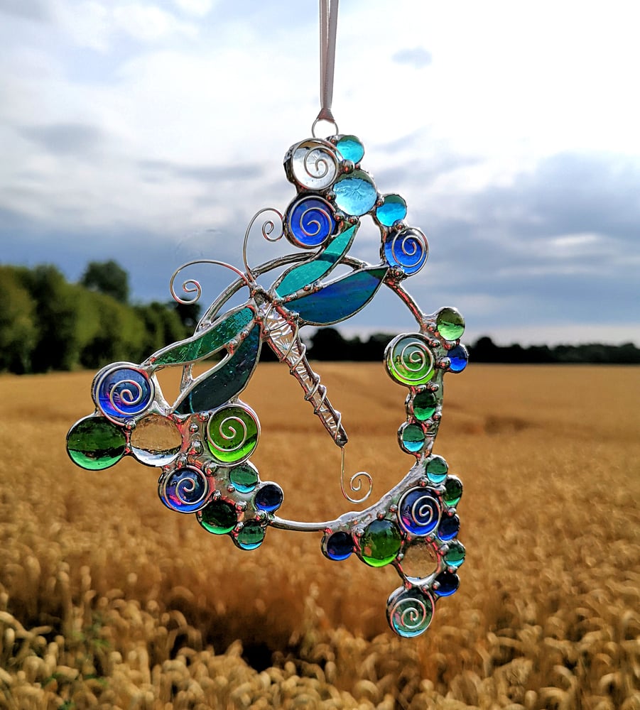 Image of Dragonfly dreams suncatcher