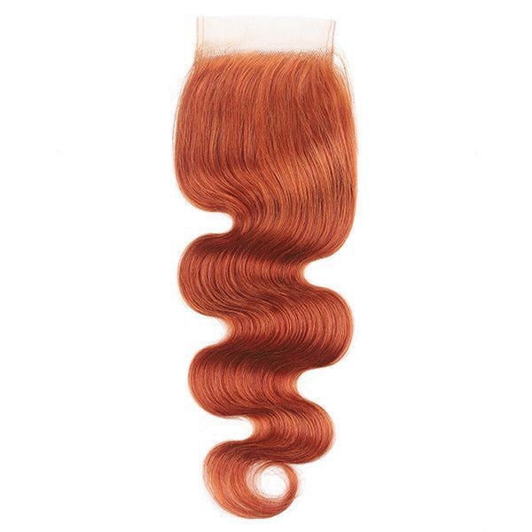 Image of Black Crown Ginger body wave frontal 