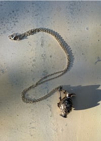 Image 4 of Vintage Sterling Silver Jug Pendant & Chain