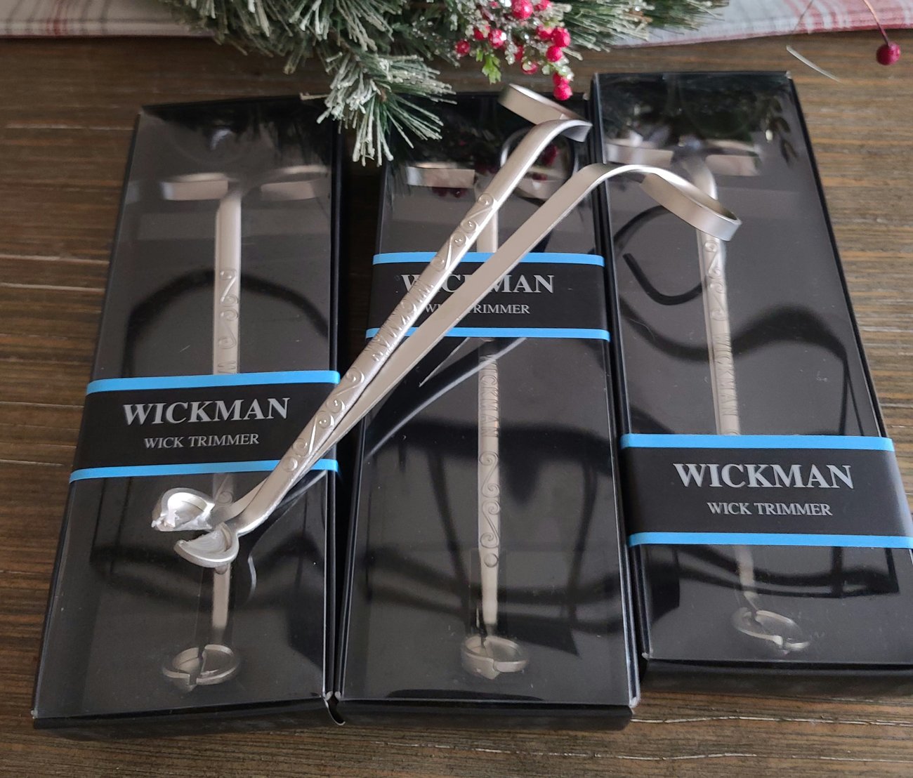 Wickman Wick Cutter Gift Blue Lily Candle Company