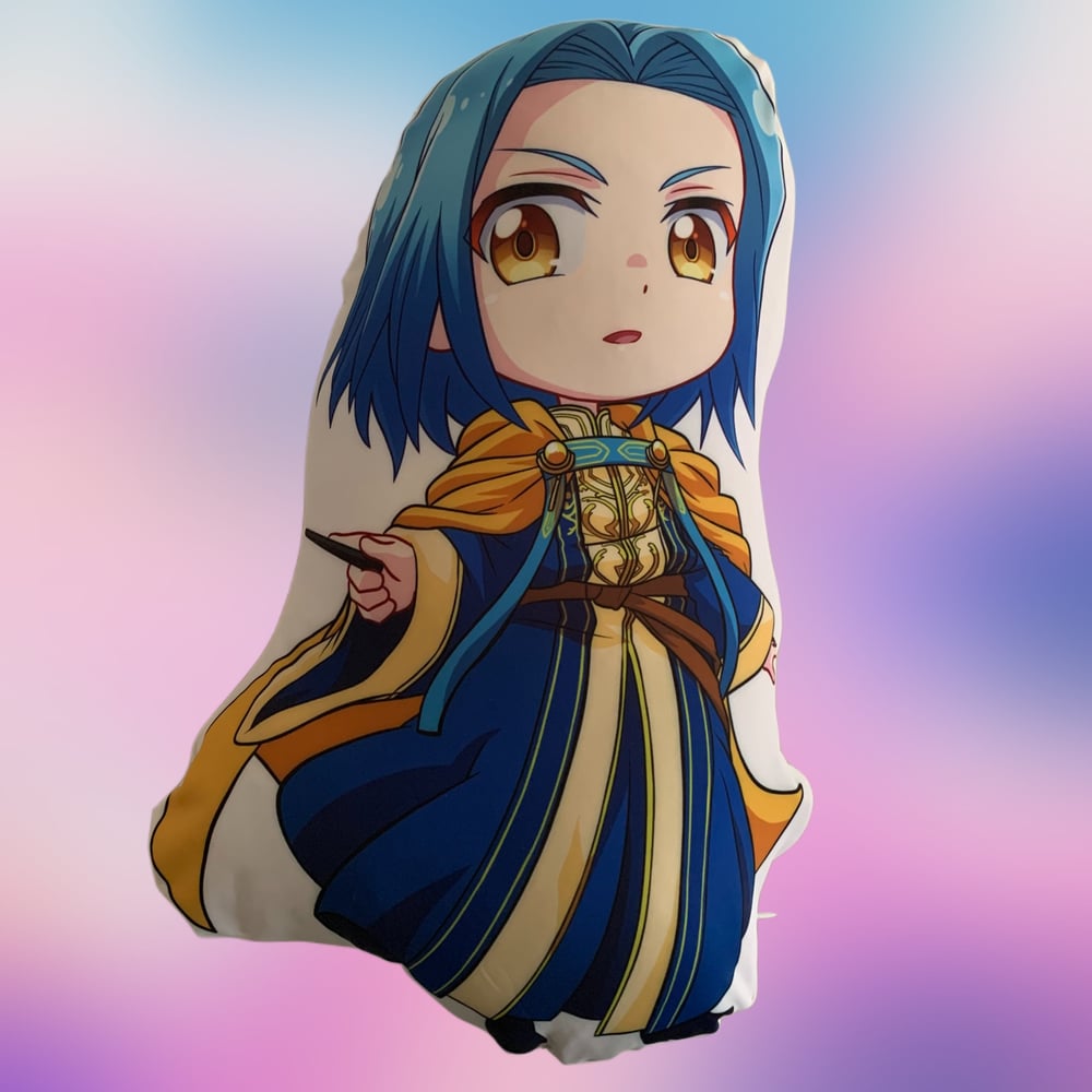 Blue Priest Plush Chibi Throw Pillow