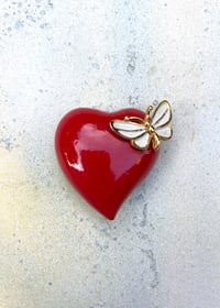 Image 1 of Vintage Heart Brooch 