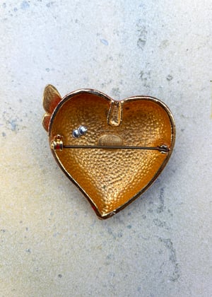 Image of Vintage Heart Brooch 