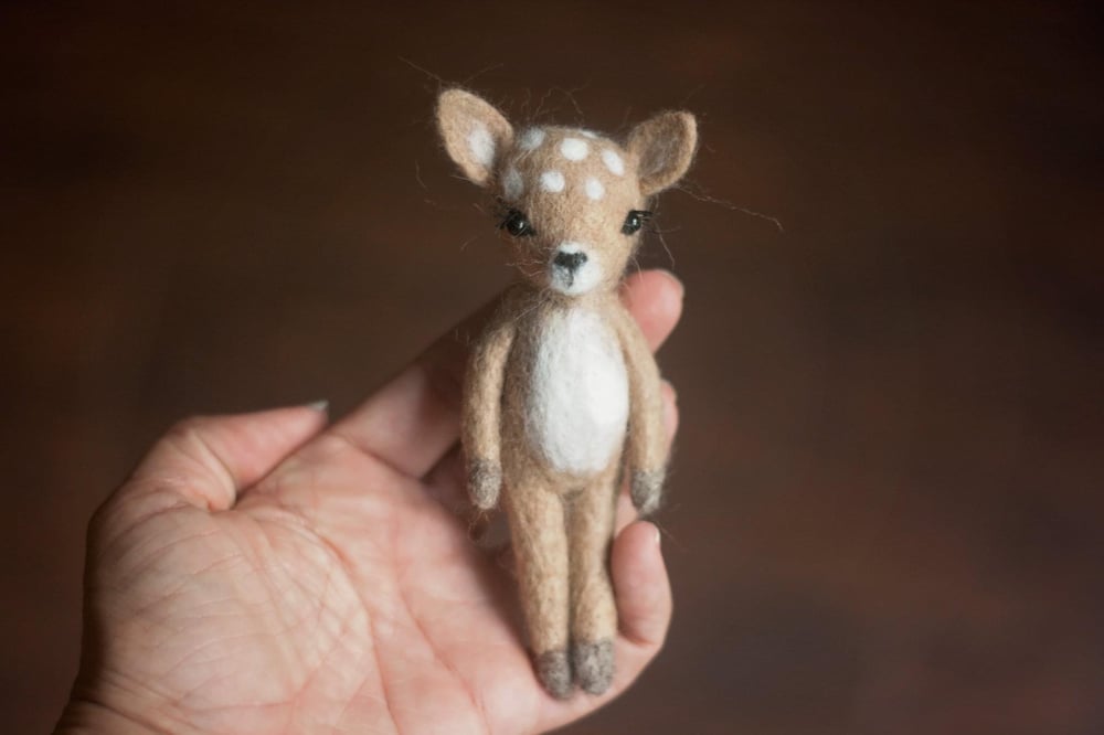 Image of Preorder needle felted doe