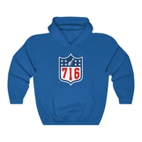 Image 4 of 716 League Unisex Heavy Blend Hooded Sweatshirt