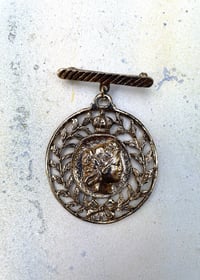 Image 1 of Vintage Roman Medal Brooch 
