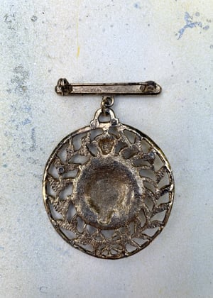 Image of Vintage Roman Medal Brooch 