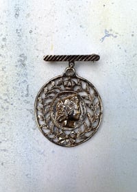 Image 4 of Vintage Roman Medal Brooch 