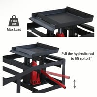 Image 5 of Garage Car & Truck Lift Hydraulic Ramps - 5 Ton (Set of Two)