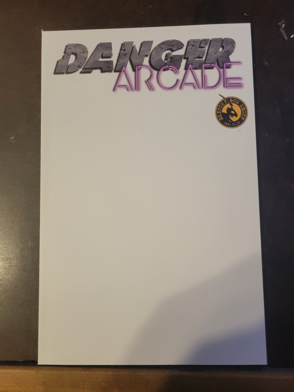 Image of DANGER ARCADE Sketch cover edition (BLANK)