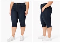 Image 2 of New Sz.22W D-Jeans Denim Capri #384*15