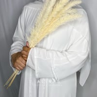 Image 2 of White Embellished Layered Abaya Set