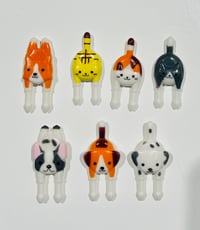 Image 2 of Cats and Dogs Fruit Forks / Food Picks