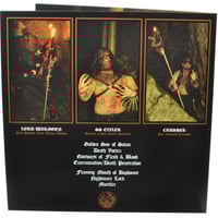 Image 2 of MORGAL - NIGHTMARE LORD (GOLD HEAVY BLACK SPLATTER VINYL)