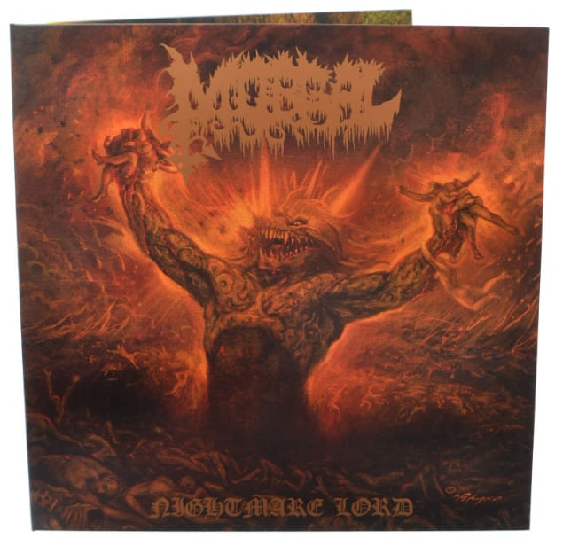 MORGAL - NIGHTMARE LORD (GOLD HEAVY BLACK SPLATTER VINYL)