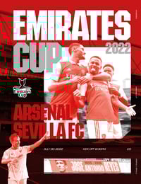 Image 1 of ARSENAL v SEVILLA FC | EMIRATES CUP | SATURDAY JULY 30, 2022
