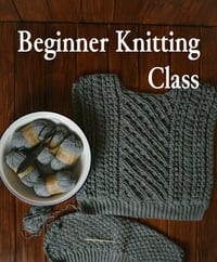 Image 1 of Learn to Knit Class Tuesday 6th-27th Sept 2022 . At 10.30am - 12pm Grove Farm Barn Winscombe