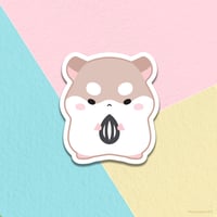 hamster vinyl sticker