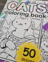 Cats Coloring Book Image 5