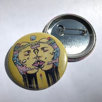 Image 1 of Button "Cosmic Kiss" 50mmø