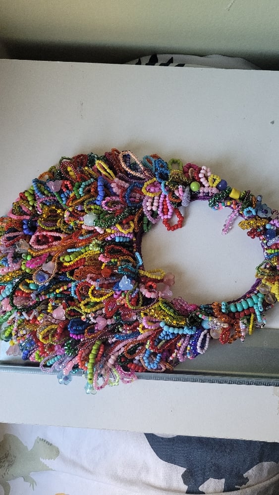 Image of Beaded fringe purse 