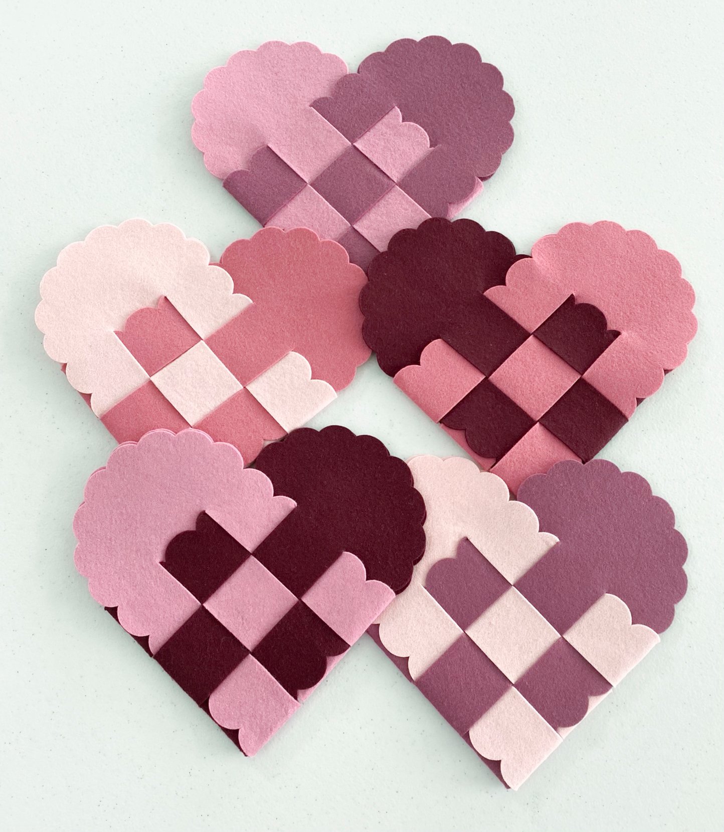 Image of Custom Felt Heart Stockings