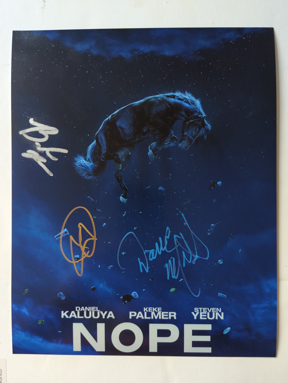 Nope Cast Kaluuya, Mills & Perea Signed 10x8