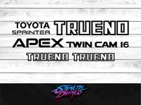 AE86 TRUENO Full decal kit.