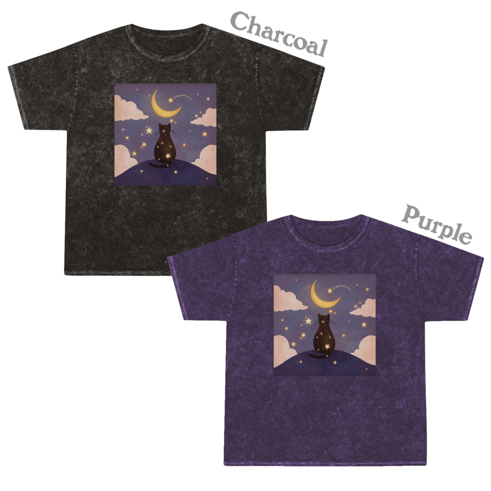 Image of WISH UPON A STAR CAT TEE