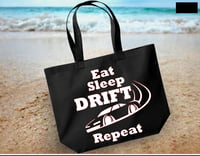 Eat Sleep Drift Repeat Maxi tote bag