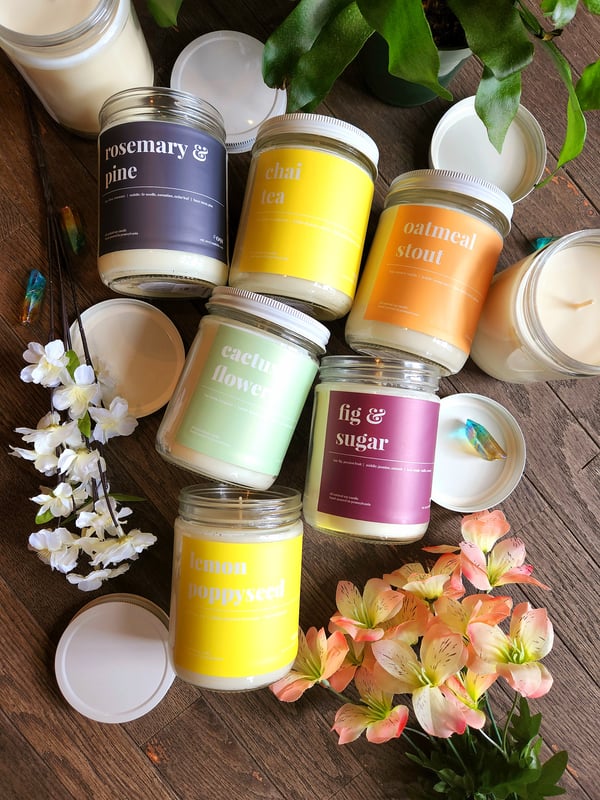 Image of Candelle Scented Soy Candles