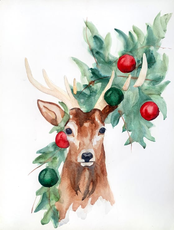 Image of Christmas Deer