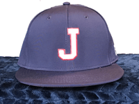 Image 3 of Classic 2 Tone 'J' Hat